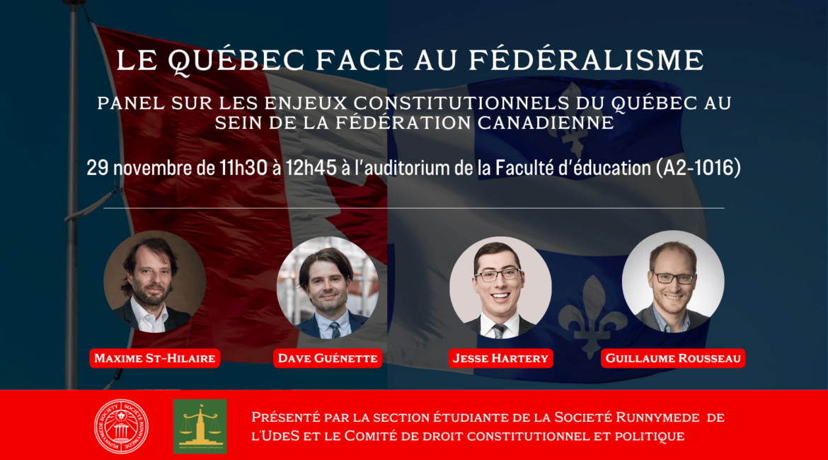 Panel sur le rapport du Comité consultatif sur les enjeux constitutionnels au sein de la fédération canadienne (2)