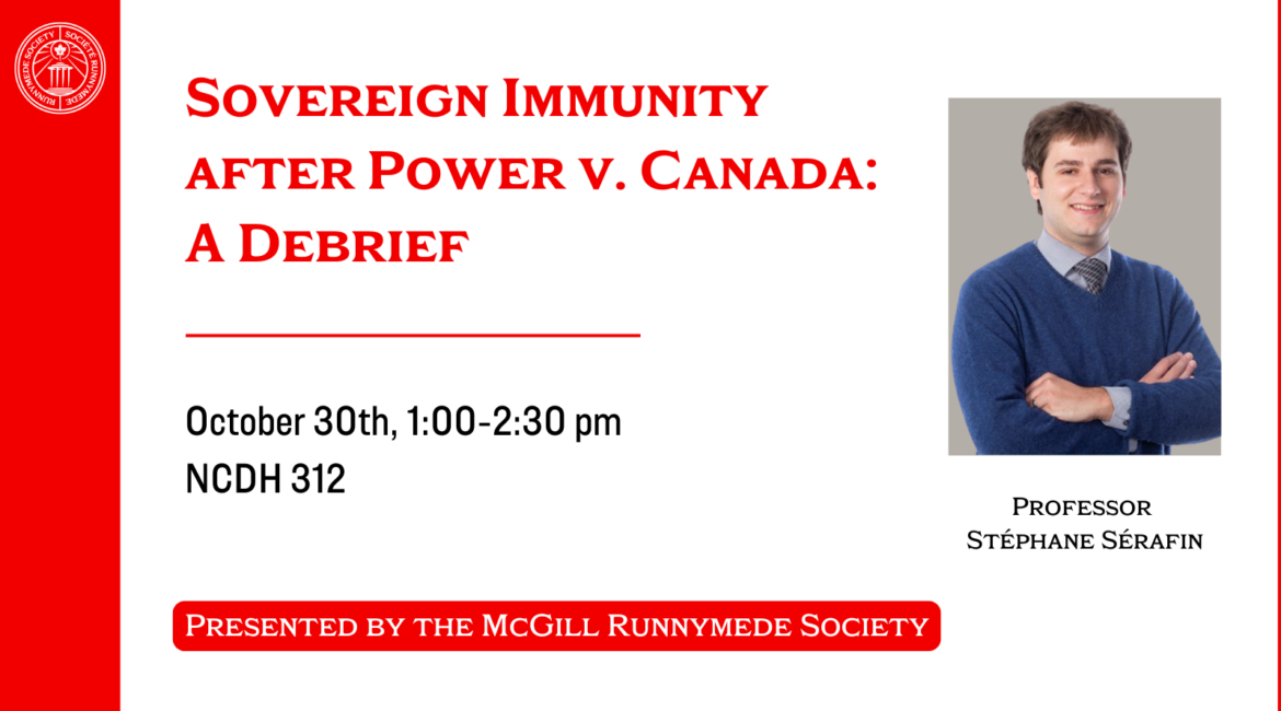 Sovereign Immunity after Power v. Canada A Debrief Website