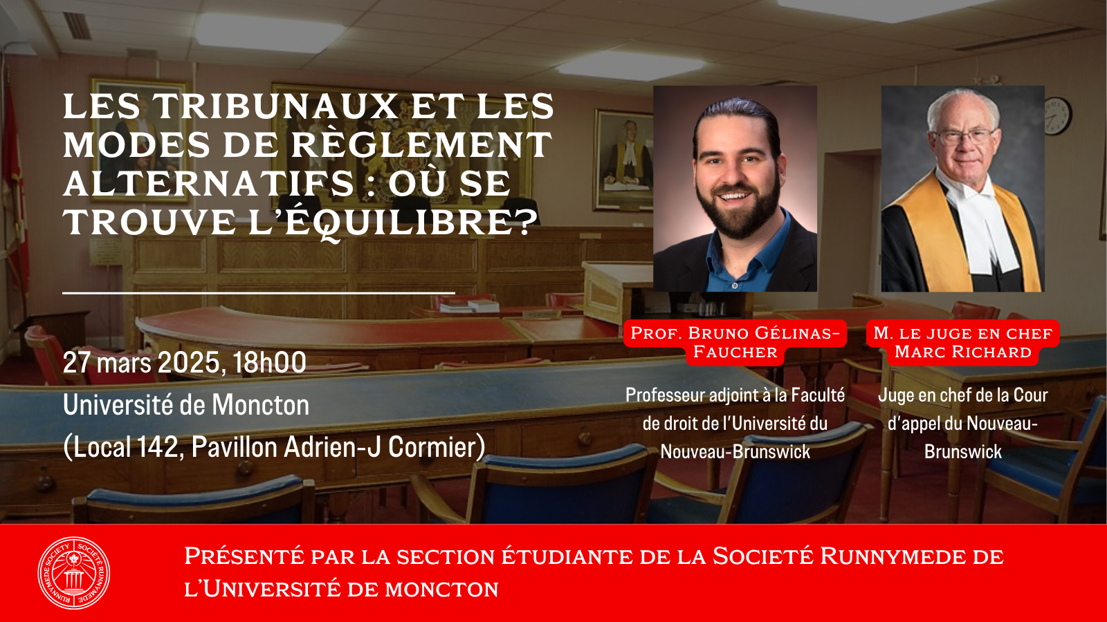 Les tribunaux et les modes de règlement alternatifs où se trouve l’équilibre